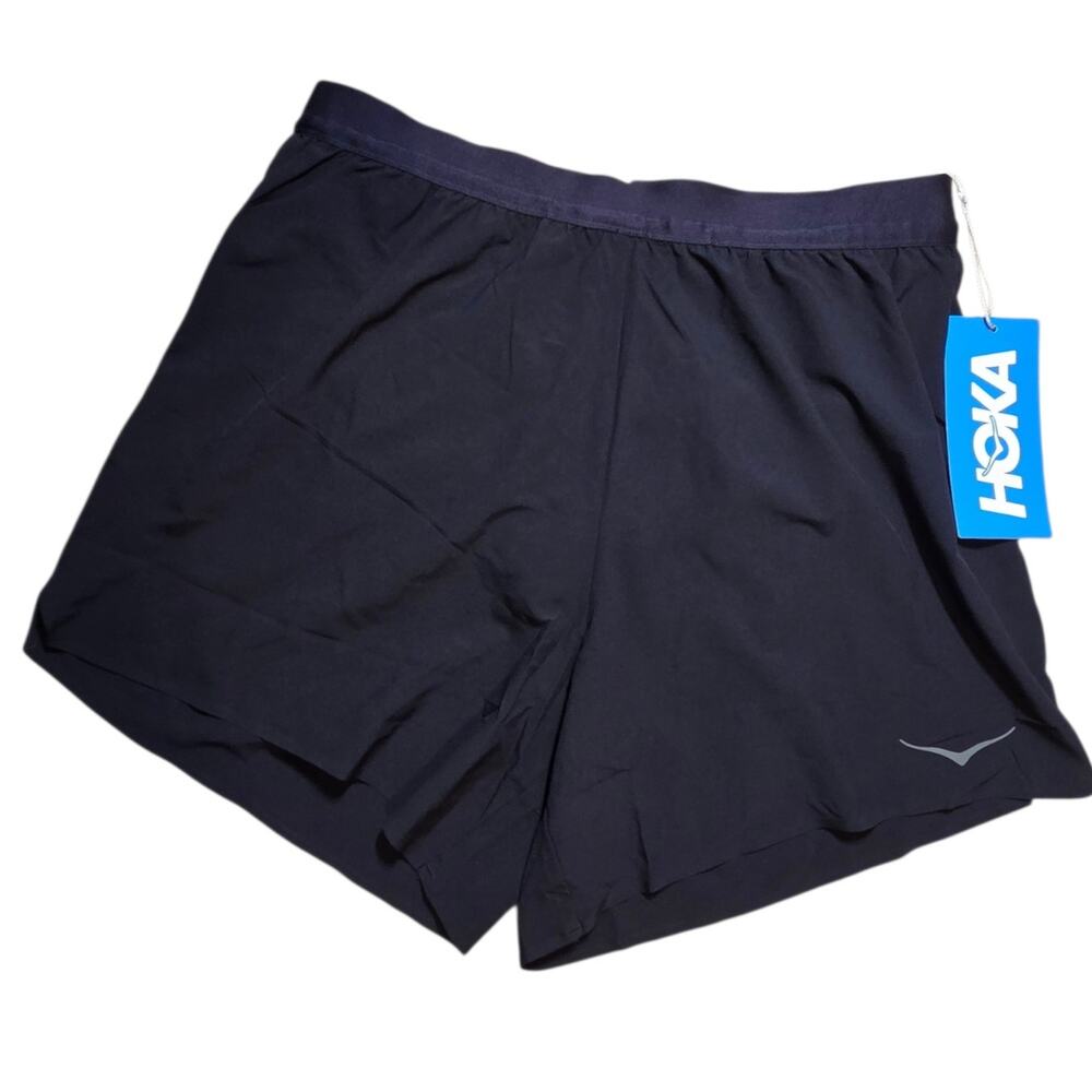 Hoka Men's Glide 5" Shorts w/ Brief, Running & Training NWT sz M, MSRP $68 Black